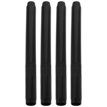 Masteelf  4 Pcs Inclined Blade Money Detector Pen LED Fill Light Fully Automatic Cleaning Balls Black