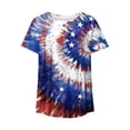 thumbnail image 4 of IROINNID 4th of July Tunic For Women Fashion Casual Loose Tops V-Neck Women Tops USA 4th Of July, 4 of 6
