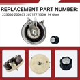 thumbnail image 5 of Reóstato de 150 W, 14 Ohmios, Compatible con Soldadora 225, 225NT y 250 FE. Reemplaza 233060, 200657 y 207177. Kit con Perilla de Control., 5 of 5