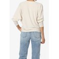 thumbnail image 2 of TheMoogan Women's Closet-Essential Drapey 3/4 Dolman Sleeve Boat Neck Relaxed Ribbed Top, 2 of 7