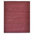 thumbnail image 6 of Rugsotic Carpets Eco-Friendly Woven Hand Woven Kilim Flat Weave Dark Red Solid Area Rug, 8'x10' Rectangle, Antimicrobial, 6 of 9