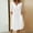 Z01#White, variant on Fesfesfes Women Dress Casual Plus Size Solid Crewneck Pockets Long Sleeve Maxi Long Dress Plus Size Button Neck 3/4 Sleeve Dress