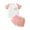 Pink, variant on Toddler Baby Girls Boys Summer Clothes Outfit Sun Printed Set Short Sleeve Crewneck T-Shirt Patchwork Shorts Set 9M 12M 24M 3Y 4Y