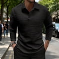 thumbnail image 2 of Vetsdori Sweatshirt Tshirts for Men Winter Long Sleeve Pullover Outdoor Casual Travel Plain Mens Tops Button up, 2 of 9