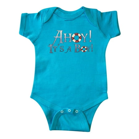 

Inktastic Ahoy It s a Boy Gift Baby Boy Bodysuit