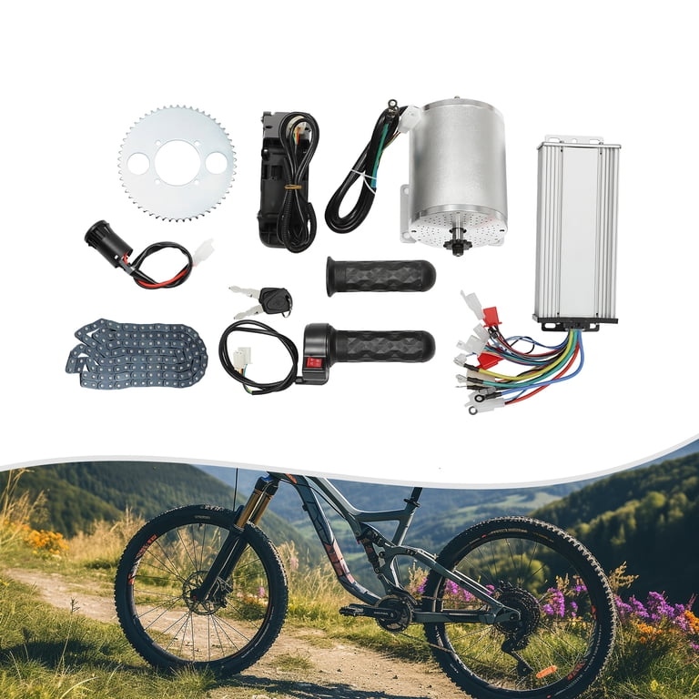 Revolution works 自転車電動化キット 72V 3000W Brushless Motor Kit For Electric Bicycle E Bike Dirt