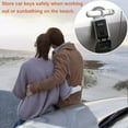 thumbnail image 3 of Large Wall-Mounted Key Safe Box with 4-Digit Code, Extra Large Outdoor Lock Box with Handle, Compatible with Most Brands (Black), 3 of 5