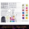 thumbnail image 2 of Resin Scale DIY Crystal Glue Jewelry Mold 83 Pcs Set And Dried Flower 12 Color Gypsophila, 2 of 3