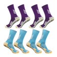 thumbnail image 1 of Calcetines de fútbol 4 pares de calcetines de béisbol de compresión transpirables hasta la rodilla deportivos deportivos, 1 of 5