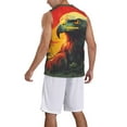 thumbnail image 2 of Naloa Hawaiian Style Bald Eagle Basketball Jersey Reversible Men's Mesh Athletic Sports Shirts Training Practice S-4XL4X-Large, 2 of 6