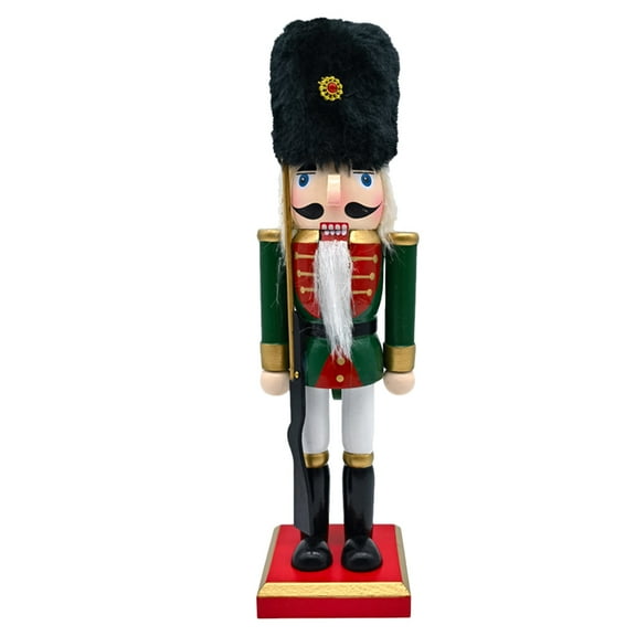 Tersarium Christmas Wooden Nutcracker Traditional Wooden Soldier Nutcracker Craft