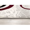 thumbnail image 5 of Rug Branch Montage Collection Modern Abstract Doormat Area Rug Entrance Floor Mat (2x5 feet) - 2'3" x 5', Red, 5 of 5