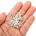 thumbnail image 5 of Uxcell 4mm ID x 15mm L Screw Eyes Pin Mini Small Eye Hooks Silver 300 Pack, 5 of 6