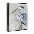 thumbnail image 4 of Stupell Industries Muted Blue Heron Animals & Insects Painting Black Framed Art Print Wall Art, 11 x 14, 4 of 10