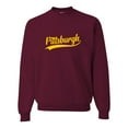 thumbnail image 2 of Go All Out City Of Pittsburgh Pennsylvania Pride Fashion Script Sweatshirt Crewneck Mens/Youth, 2 of 4