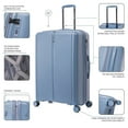 thumbnail image 4 of DUKAP AIRLEY 28" Lightweight Hardside Checked Luggage with Spinner Wheels, Handle and Trolley, Blue, 4 of 12