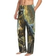 thumbnail image 6 of Gukieu Ferocious Dinosaur Print Men's Home Trousers, Elastic Drawstring Home Pajamas Clothing Suitable for Adult Men-Small, 6 of 6