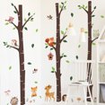 thumbnail image 4 of Pegatinas decorativas para ventana con animales del bosque, vinilo ecológico despegable y adherible para la decoración de habitaciones de niños, calcomanías de arte de pared con árboles grandes y, 4 of 6