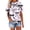 Purple, variant on Tops for Women Plus Size Short Sleeve Crew Neck Swing Flare Loose T Shirt Blouses Summer Clothing