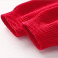thumbnail image 6 of Drtj Boy Girl Red Pullover Bear Crew Neck Long Sleeve Knit Pullover Warm Autumn Winter Sweater Christmas Tops, Sized 18-24M, 6 of 7