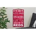 thumbnail image 2 of Cincinnati Reds 11" x 19" In This House Sign - No Size, 2 of 2