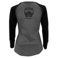 thumbnail image 2 of Harley-Davidson Women's Affluent Bar & Shield Long Sleeve Raglan Shirt (M), Harley Davidson, 2 of 2