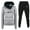 Gray, variant on Homenesgenics Two Piece Outfits Women Casual Fall Winter Solid Color Hooded Sweater Pants 2 Piece Sets Plus Size Gray S-3XL