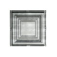 thumbnail image 1 of Fasade Easy Installation Portrait Crosshatch Silver Glue Up Ceiling Tile/ Ceiling Panel (12" X 12" Sample), 1 of 3