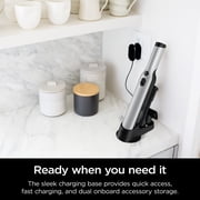 Shark WANDVAC Handheld Vacuum, Pet Friendly, Car & Home, FurFins Pet Tool, Charging Dock, WV201WH, White