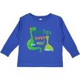 thumbnail image 3 of Inktastic My Yaya Loves Me Grandson Dinosaur Boys Long Sleeve Toddler T-Shirt, 3 of 5