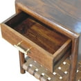 thumbnail image 6 of Artisan Furniture Solid Wood Chestnut T-Bar Bedside, 6 of 7
