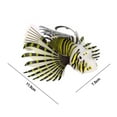 thumbnail image 6 of BAELLERT Fish Tank Silicone Lionfish Decoration with Suction Cup Glow in The Dark Realistic Floating Colorful Fish Model Aquarium Landscape Ornament, 6 of 7