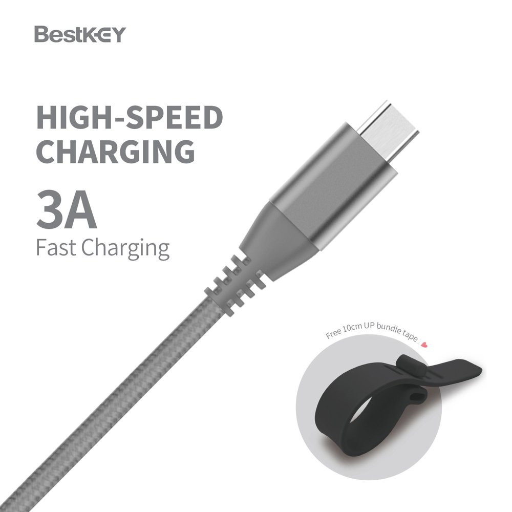 PS5 USB Type C Charging Braided USB C Cable 2.4A Fast Charger USB C