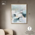 thumbnail image 5 of Morning Dew II Canvas Moody Abstracts by Art Remedy, Gold Frame, 36 x 45, 5 of 7