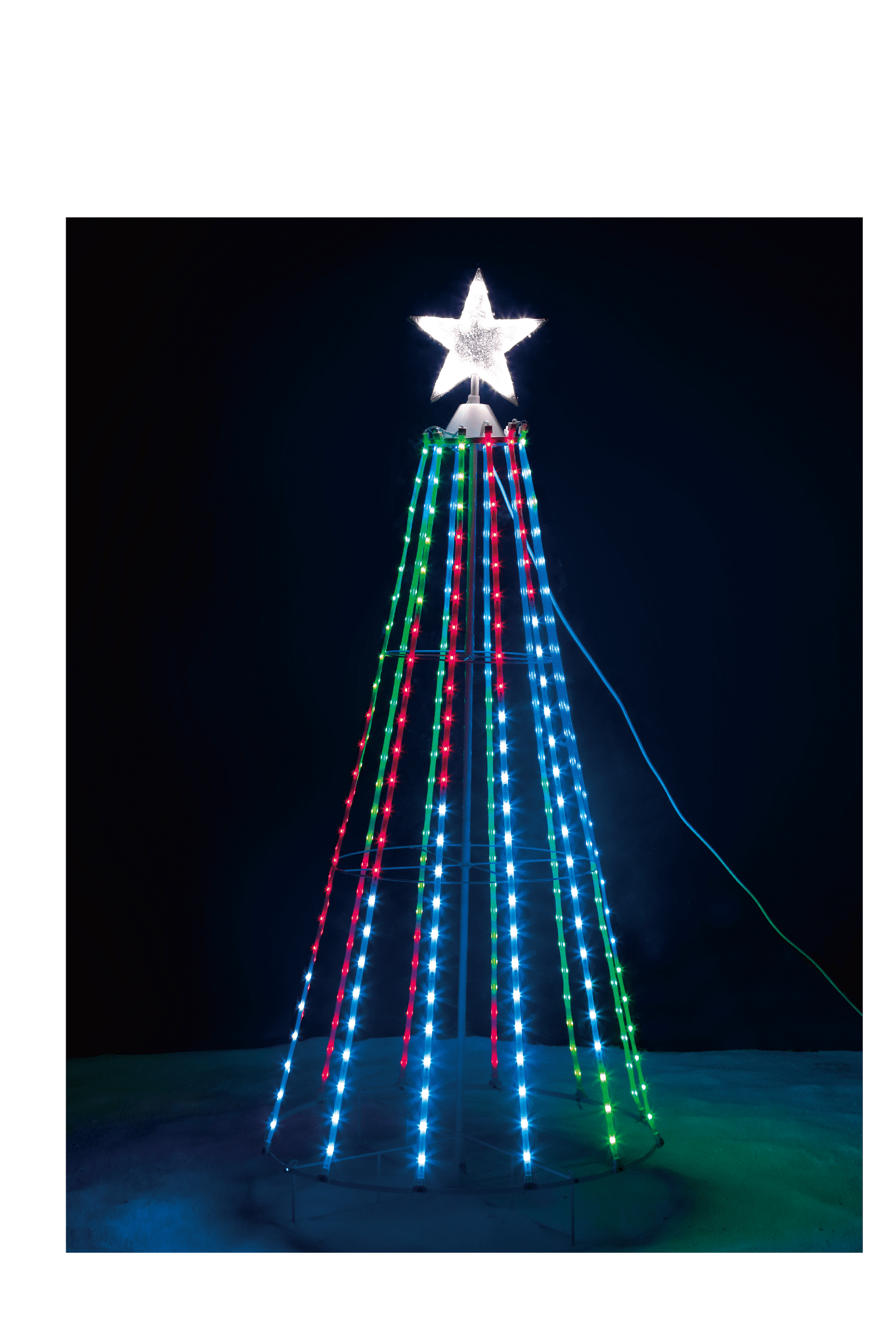 Holiday Time 6`rgb Cone Tree