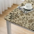 thumbnail image 4 of HAOXIT Cotton Linen Natural Decorative Table Cover for Kitchen Dining Indoor Outdoor Use 48''x48'', 4 of 7