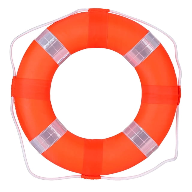 20 Inch / 50cm Pool Safety Life Preserver Throw Ring Buoy- Swim Foam Rings for Swimming Pool Wall Decoration