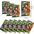 thumbnail image 2 of Bolsa de regalo con temática de oso animal, paquete de dulces para decoración de fiesta de cumpleaños, suministros para fiestas de niñas, lotes de embalaje de almacenamiento, bolsa Kraft, caja de rega, 2 of 4