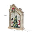 thumbnail image 2 of Christmas Led Polyresin House With Double Snowman, 2 of 3