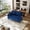 Blue + Primary Living Space + Cotton + Wood, variant on 48" Soft Corduroy Loveseat Couch W/Soft Cushions,Side Storage Pocket,Sturdy Composite Board & Solid Wood Frame, High Rebound Sponge,Easy Assembly,Ideal for Living Room,Apartment,Dorm,Office.