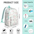 thumbnail image 5 of Durable Oxford fabric school backpack featuring colorful dots and adjustable ergonomic straps., 5 of 5