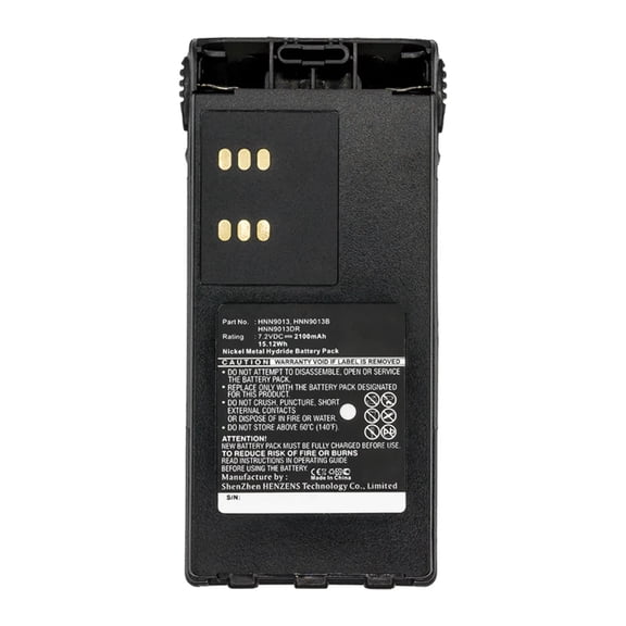 Batteries N Accessories BNA-WB-H16333 2-Way Radio Battery - Ni-MH, 7.2V, 2100mAh, Ultra High Capacity - Replacement for Motorola HMNN4151 Battery