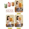 thumbnail image 3 of Autrucker Cute Plush Boba Milk Tea Plushie Toy, 25cm Soft Teacup Pillow for Kids Home Decor, 3 of 6