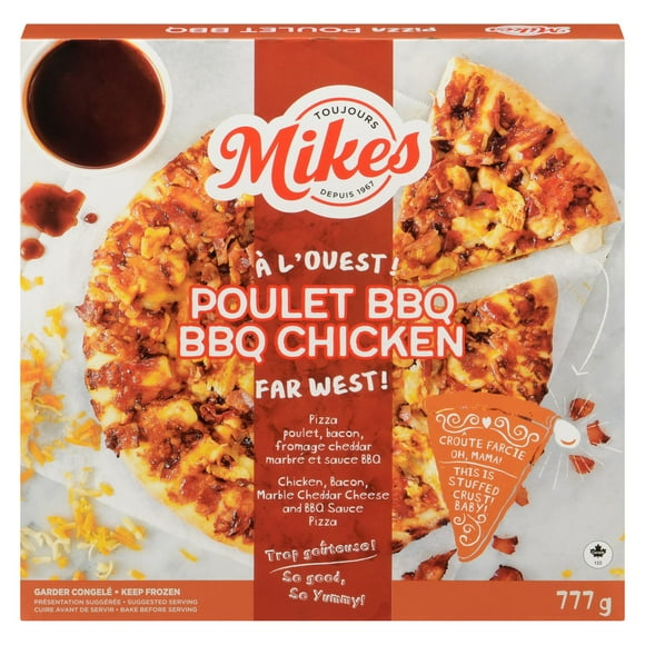 MIKES STUFFED CRUST BBQ CHICKEN PIZZA 777G, 777G