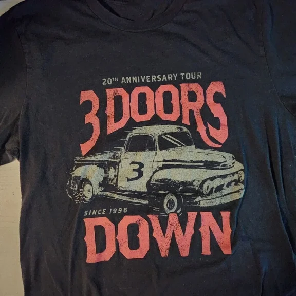 3 Doors Down 20th Anniversary Collection Funny Gift Unisex T-Shirt, up to Size 5XL