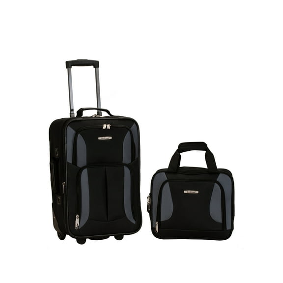 Rockland Luggage Rio SoftSide 2-Piece Carry-On Luggage Set