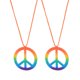 thumbnail image 1 of Colgante de collar de encanto de paz colorido de 2 piezas Colgante de collar de Halloween, 1 of 5