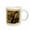 White, variant on 3drose, Image of Music Is My Life Over Grunge Lady Playing Violin, 11oz Mug