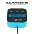 thumbnail image 3 of Lector de tarjetas convertidor de hub USB 2.0 multifuncional 7 en 1 con 3 USB 2.0, 3 of 4