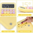 thumbnail image 5 of Mechanical Pushbutton Calculator,12 Digit Large LCD Display,Big Buttons Easy to Press,Colorful Candy Calculator,Automatic Sleep,with Battery.for Office,School, Home., 5 of 8